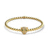 Fierce | 18k Gold | Crystal Cat Bracelet